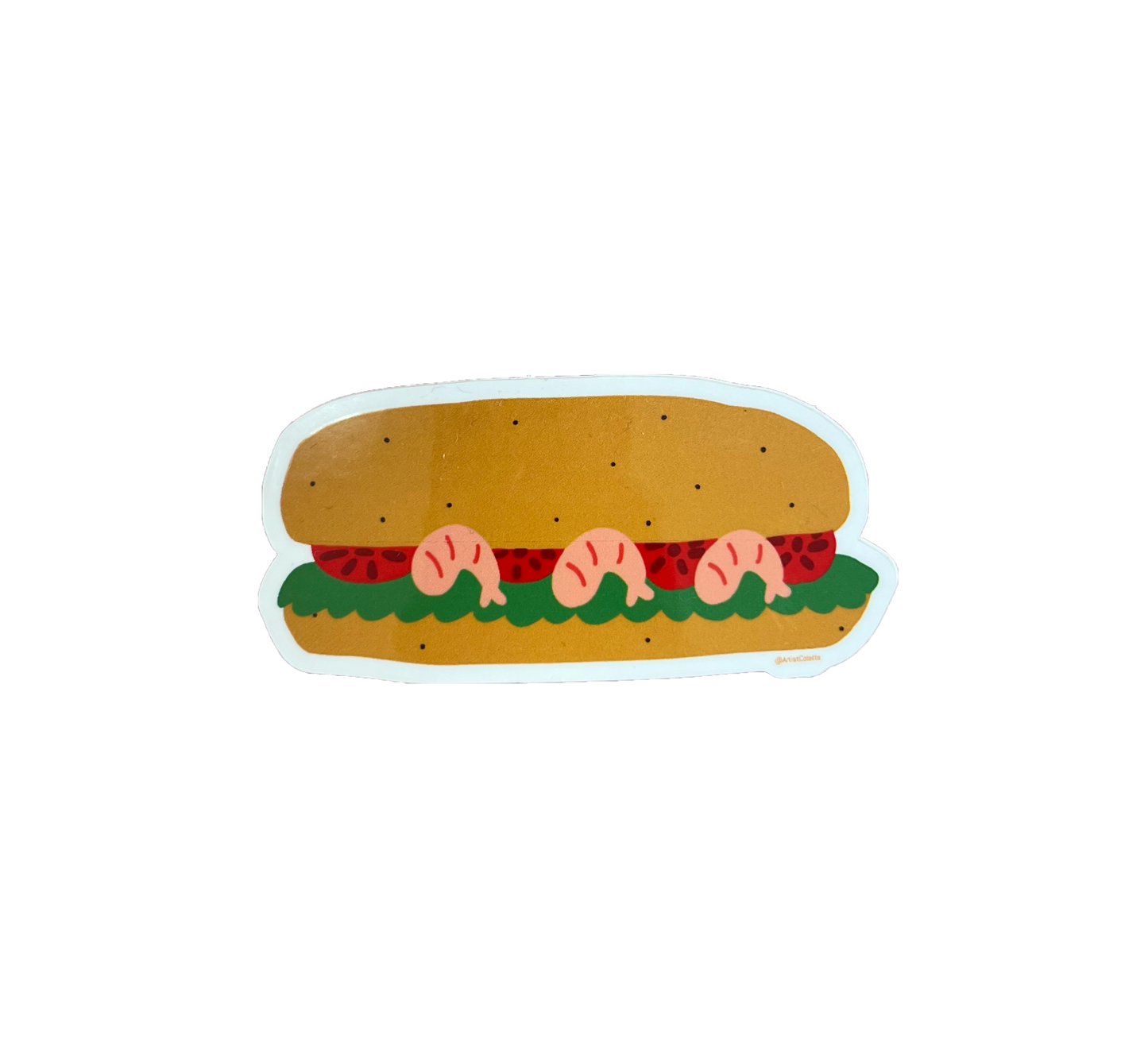 Poboy Sticker