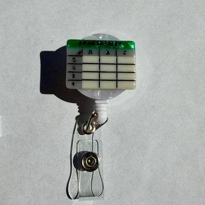 Spreadsheet Badge Reel