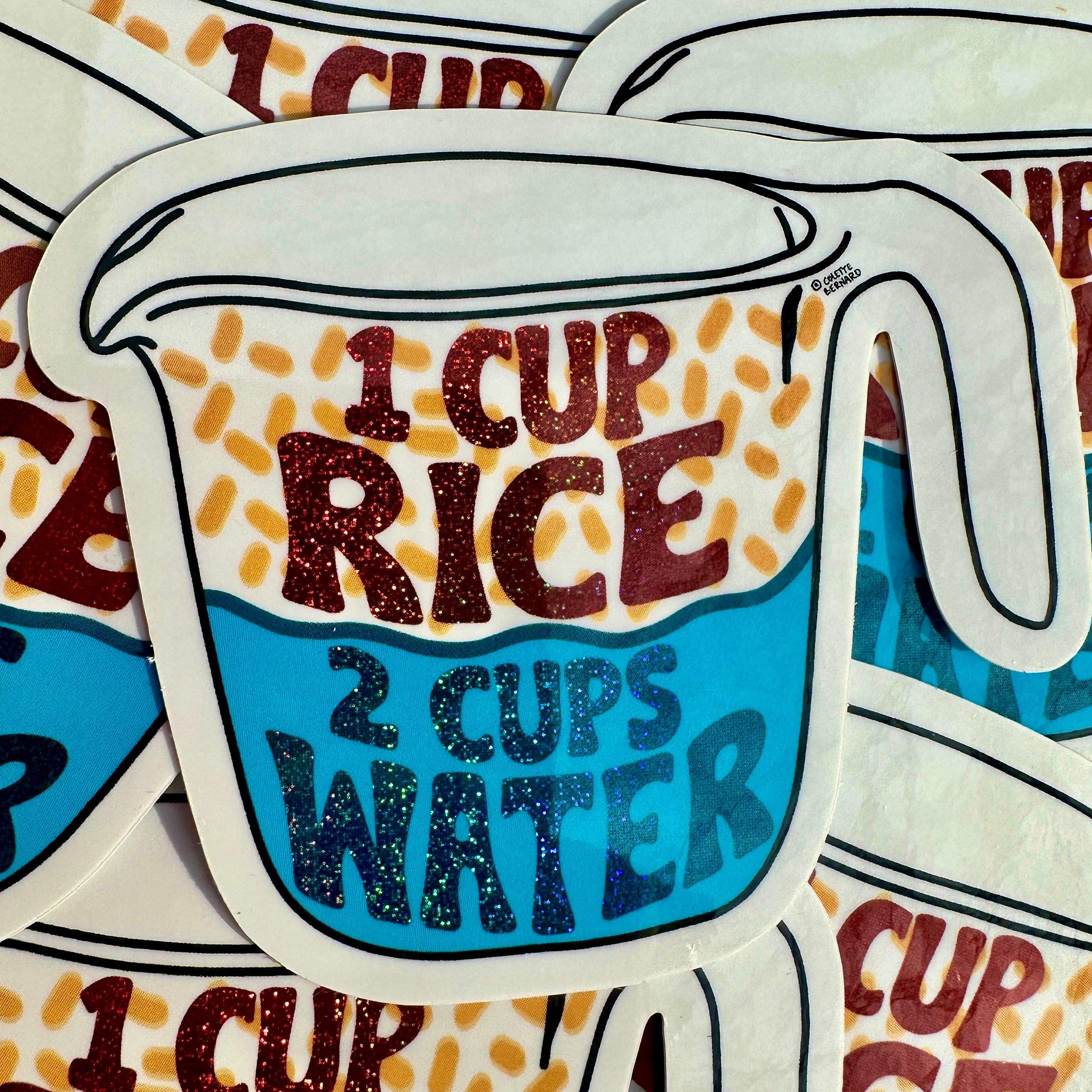 Rice Ratio Sticker – artistcolette