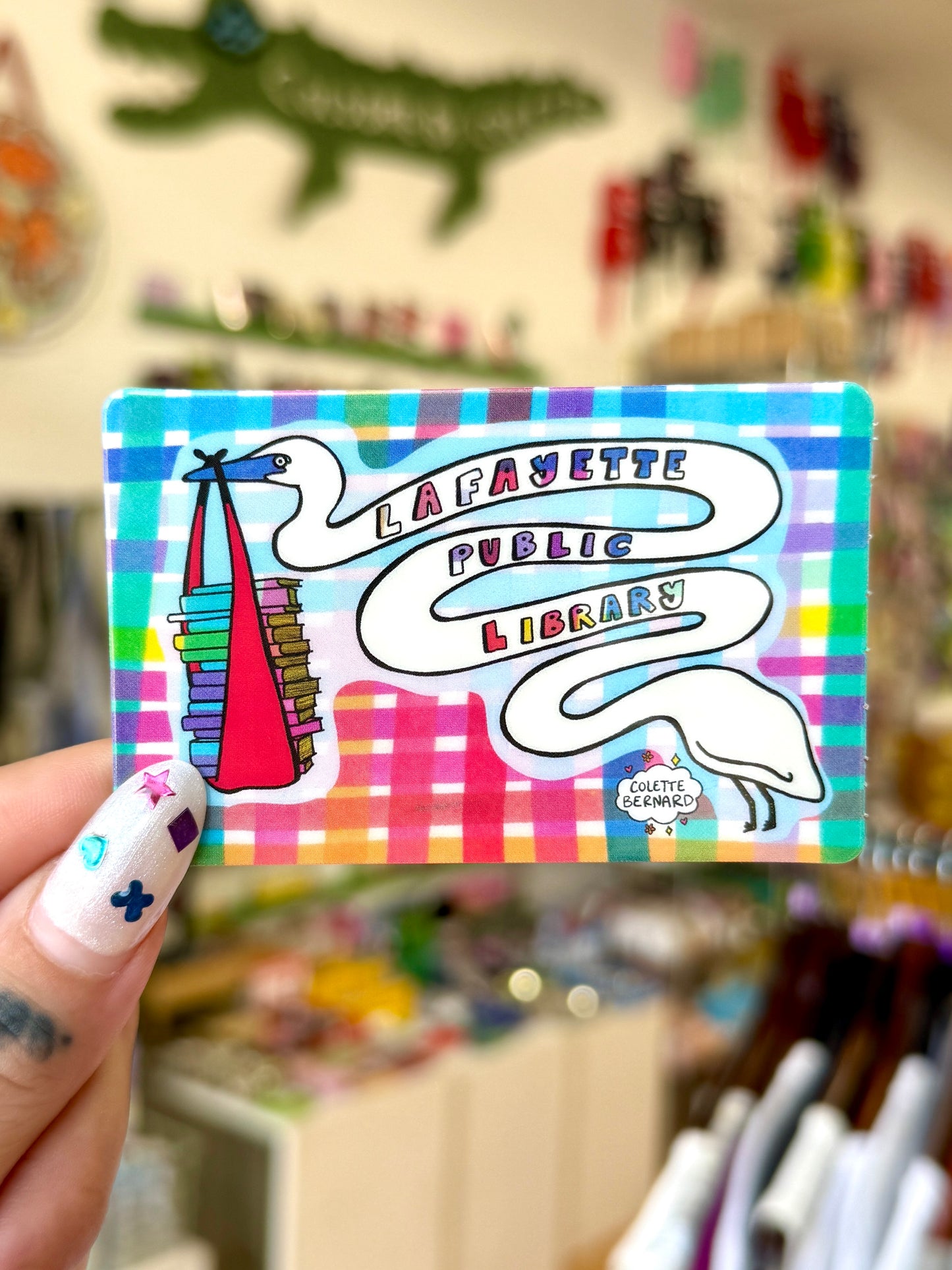 Lafayette Public Library Sticker PREORDER - 100% of proceeds go to Laf. Public Library!