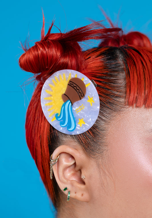 Aquarius Hair Clip