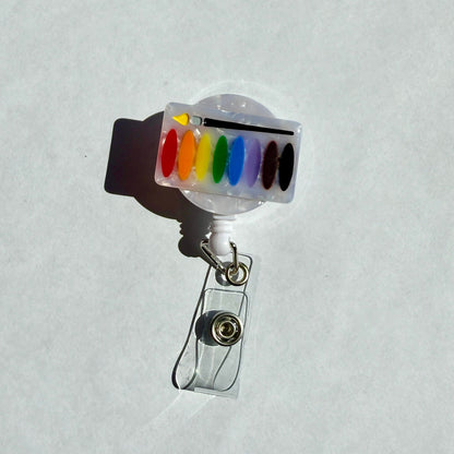 Watercolor Palette Badge Reel