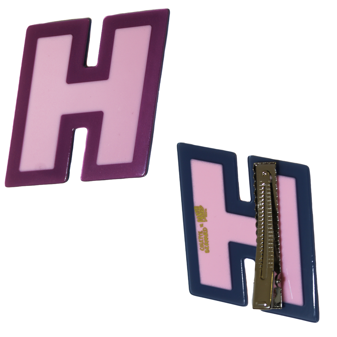 Letter H Hair Clip