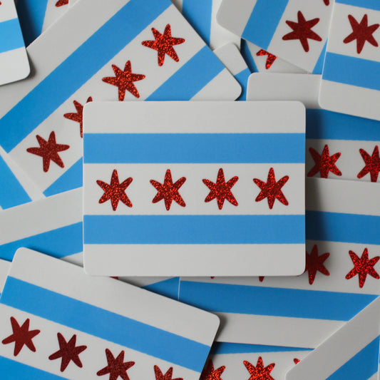 Chicago Flag Sticker