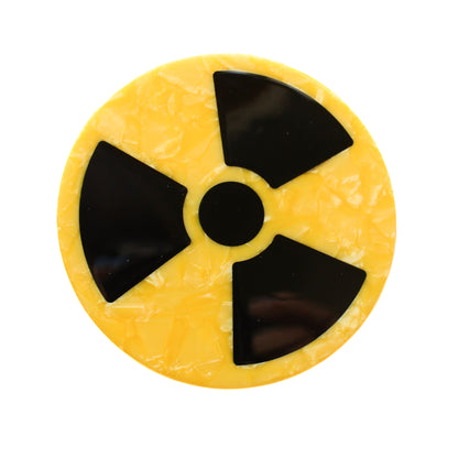 Radiation Symbol Hair Clip