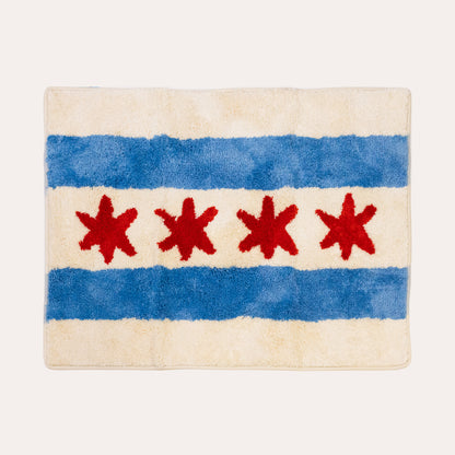 Chicago Flag Rug