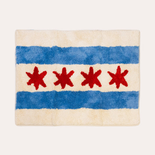 Chicago Flag Rug