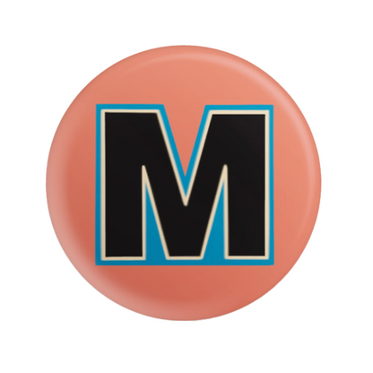 Letter M Button