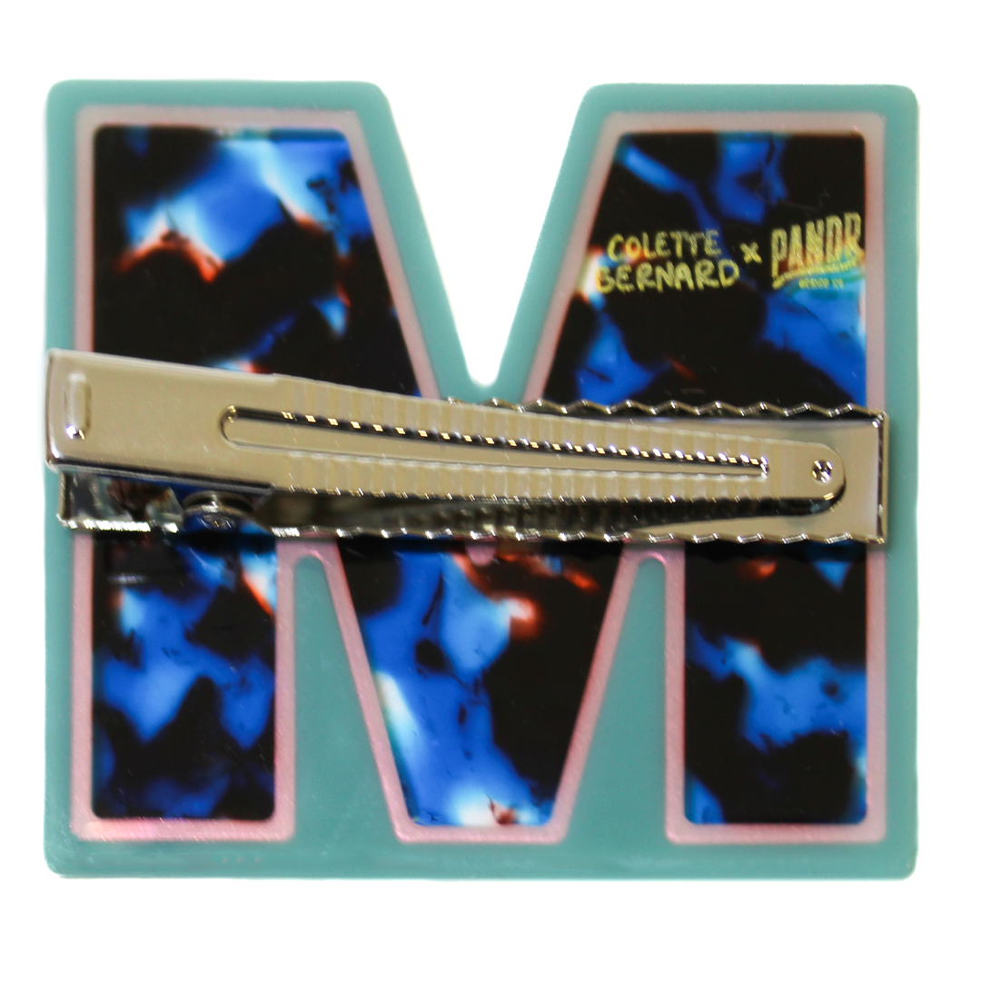 Letter M Hair Clip