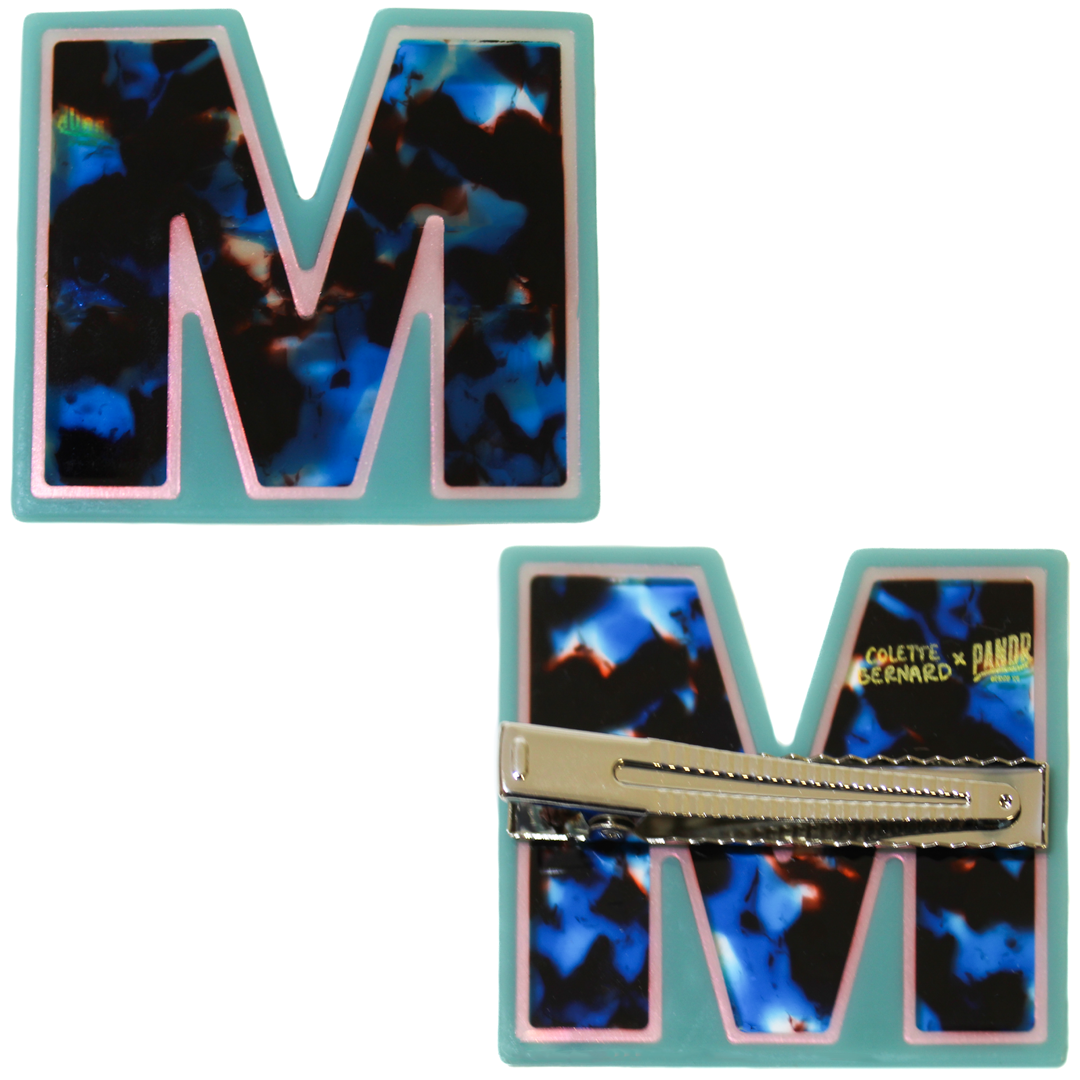 Letter M Hair Clip