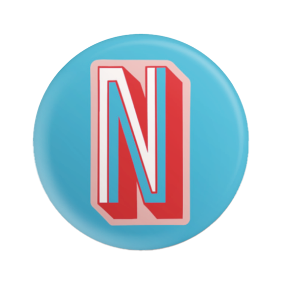 Letter N Button