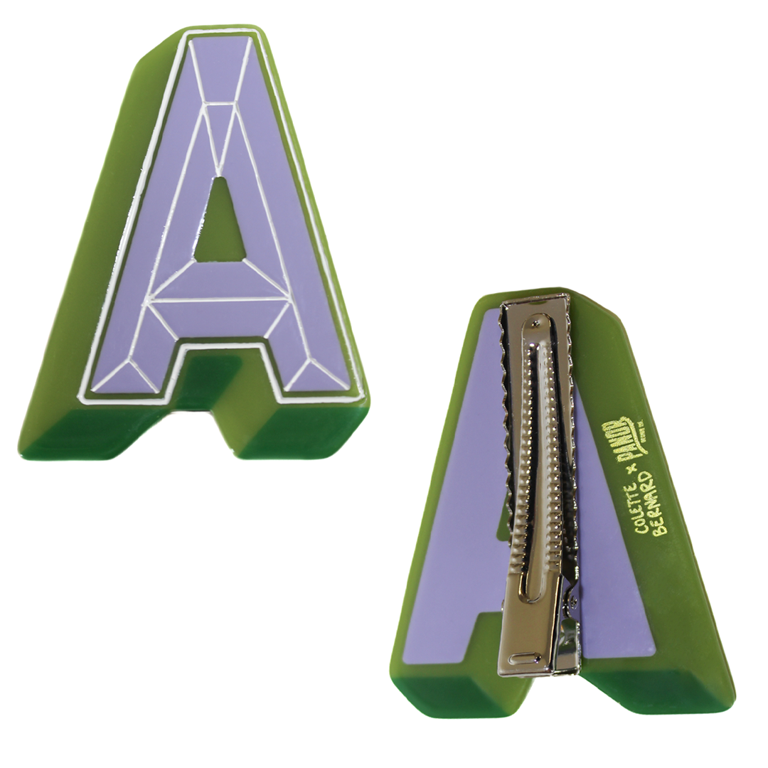 Letter A Hair Clip