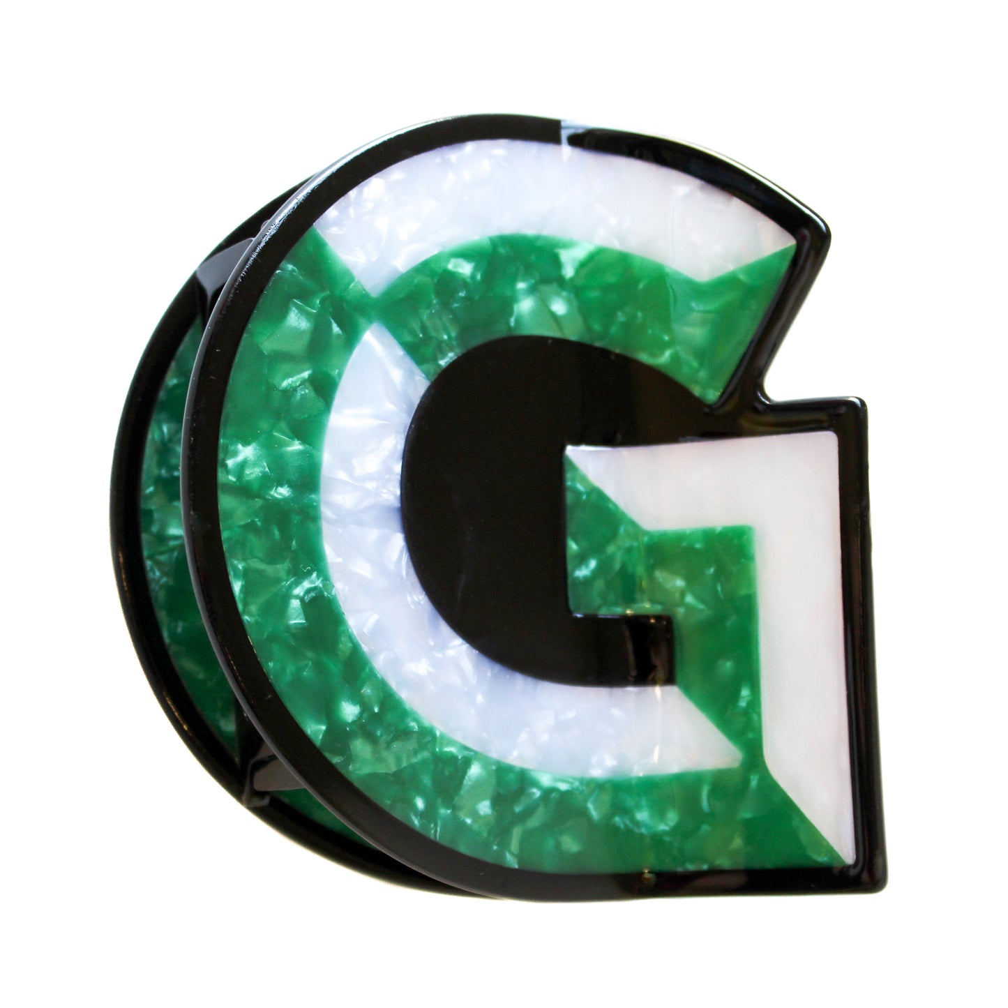 Letter G Hair Claw