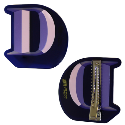 Letter D Hair Clip