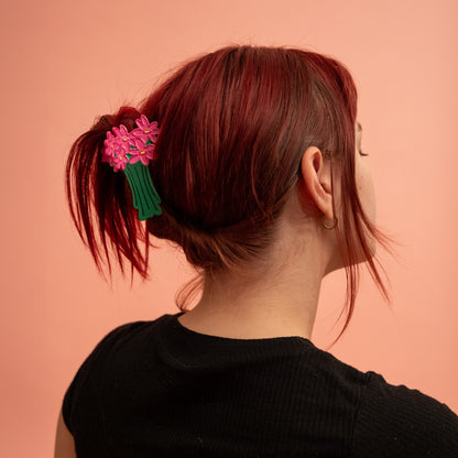 Bouquet of Flowers Hair Claw