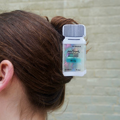 Medicine Bottle Hair Claw
