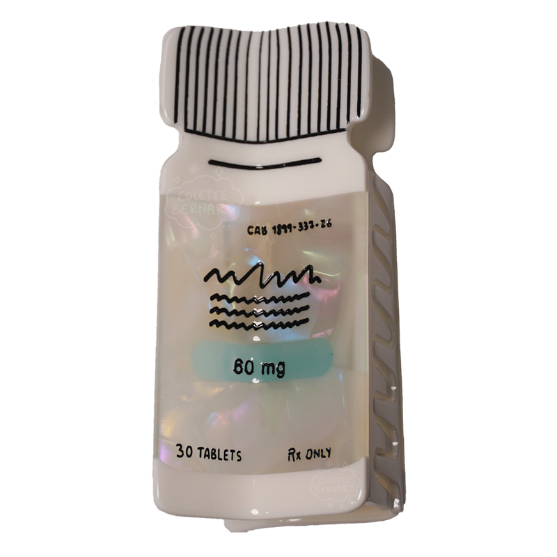 Medicine Bottle Hair Claw