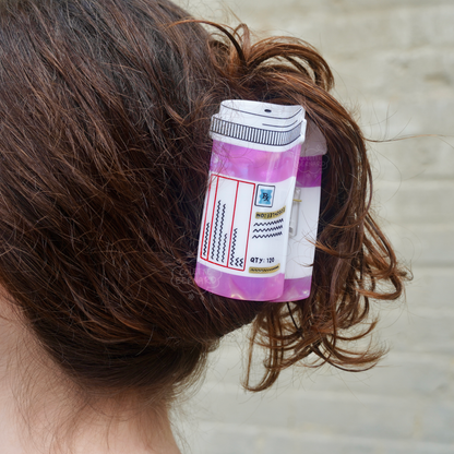 Pink Prescription Bottle Hair Claw