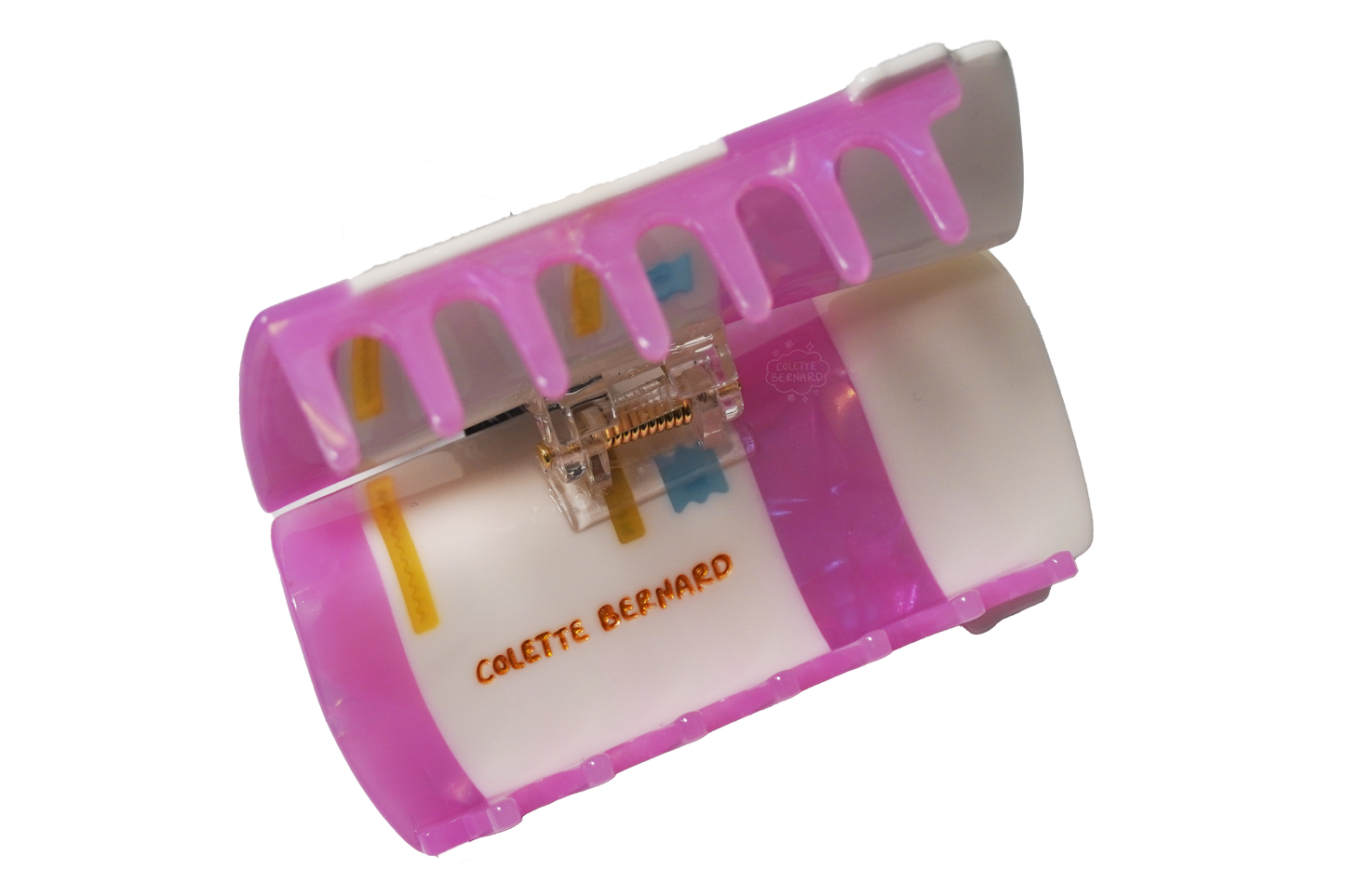 Pink Prescription Bottle Hair Claw