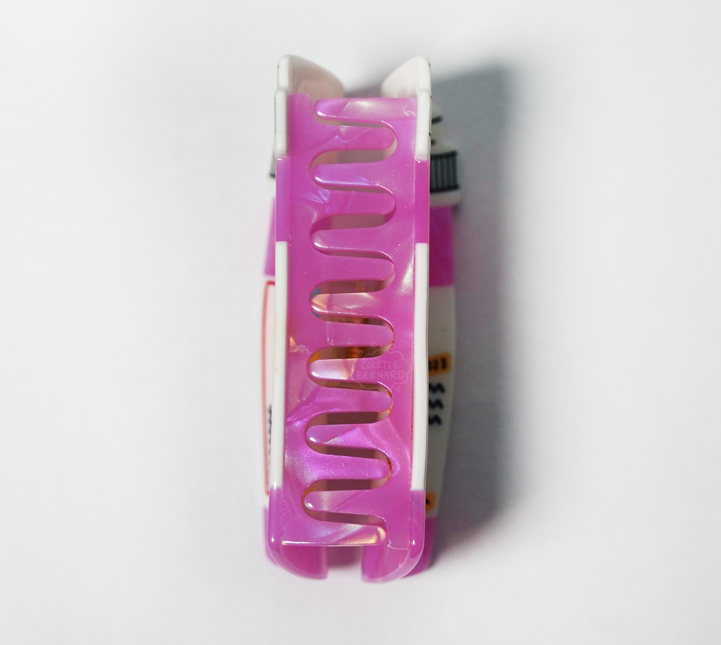 Pink Prescription Bottle Hair Claw