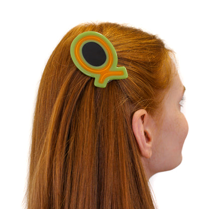 Letter Q Hair Clip