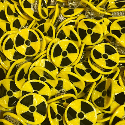 Radiation Symbol Mini Claws (2-pack)