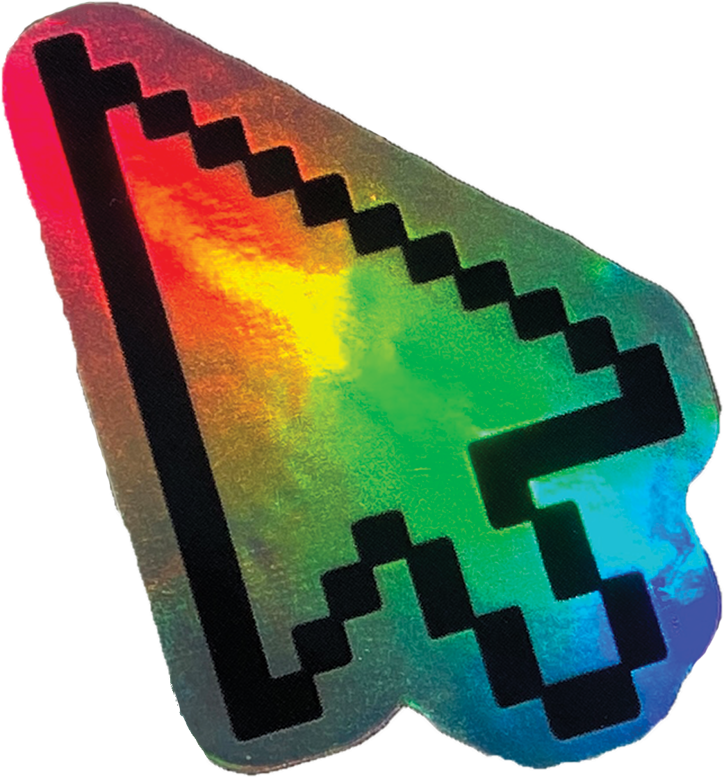 Cursor Holo Sticker – artistcolette