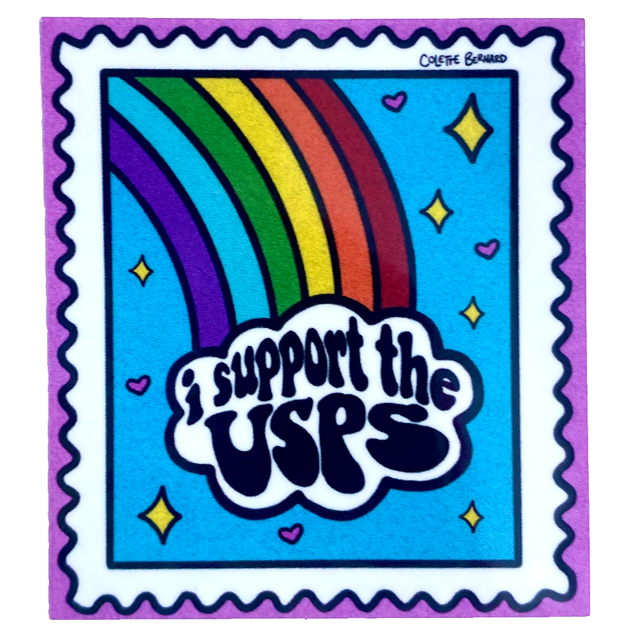 USPS Stamp Sticker